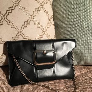 Black Banana Republic clutch